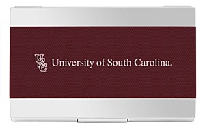 South Carolina Gamecocks Carbon Fiber Business Card Holder