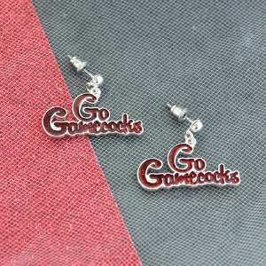 South Carolina Gamecocks "Go Gamecocks" Post Earrings