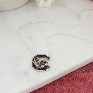 South Carolina Gamecocks Crystal Necklace