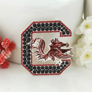 South Carolina Gamecocks Crystal Lapel Pin