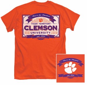 Clemson Tigers Vintage Label T-Shirt MEDIUM