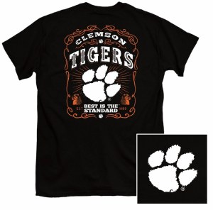 Clemson Tigers Label T-Shirt MEDIUM