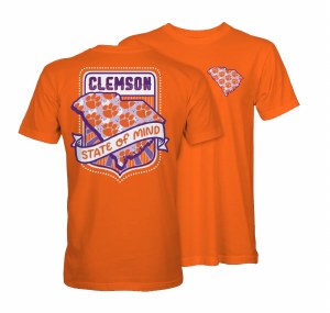 Clemson Tigers State Of Mind T-Shirt SMALL