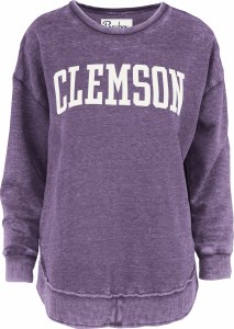 Clemson Tigers Ladies Vintage Crew SMALL