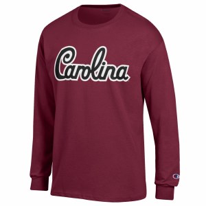 South Carolina Gamecocks SCRIPT "CAROLINA" LONG Sleeve Tee SMALL