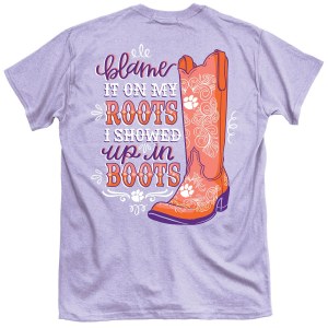 Clemson Tigers Show N Boots T-Shirt MEDIUM