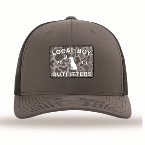 Local Boy Outfitters Gray Camo Patch Trucker Hat