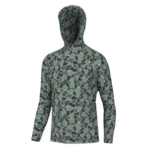 Local Boy Outfitters Heather-Blend RAVINE CAMO Hood SMALL