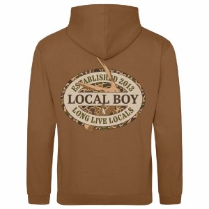 Local Boy Youth Brushwood Hoodie Old School Antler Oval YOUTH X-SMALL