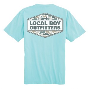 Local Boy Outfitters Fish Camo Diamond T-Shirt SMALL