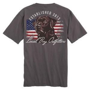 Local Boy Outfitters Patriotic Pup T-Shirt SMALL