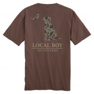 Local Boy Outfitters Brush Camo Dog & Moon T-Shirt SMALL