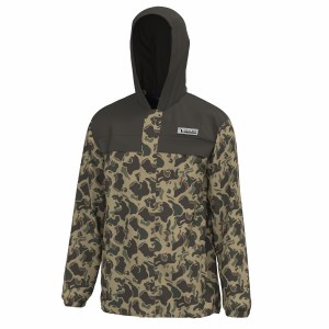 Local Boy Outfitters Rain Jacket RETRO CAMO SMALL