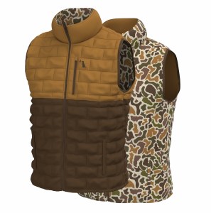 Local Boy Outfitters Reversible Duck Down Vest LOCALFLAGE VINTAGE SMALL