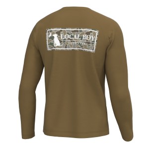Local Boy Outfitters D&M Plate LONG Sleeve Performance Shirt SMALL