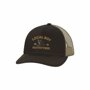 Local Boy Outfitters Duck Lines Trucker BROWN/KHAKI Hat