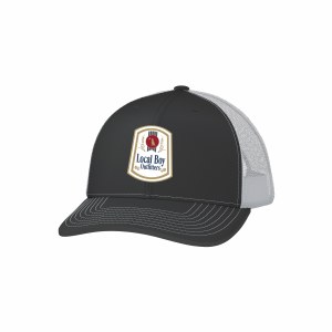 Local Boy Outfitters Natty Patch Trucker CHARCOAL/WHITE Hat