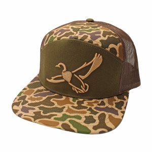 Local Boy Outfitters Plain Duck OLD SCHOOL CAMO 7 Panel Hat