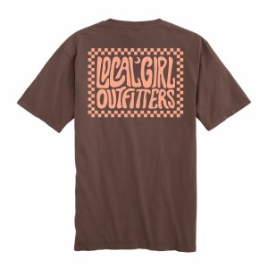 Local Girl Outfitters Checkered Charm T-Shirt X-SMALL