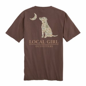Local Girl Outfitters Desert Dog & Moon T-Shirt SMALL