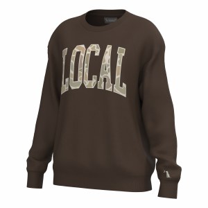 Local Girl Crescent Crew ESPRESSO X-SMALL