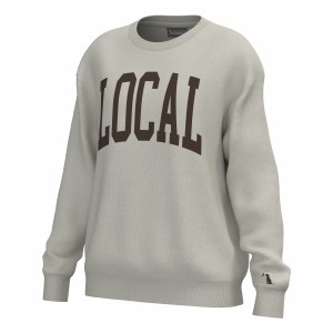 Local Girl Crescent Crew LIGHT SAND X-SMALL