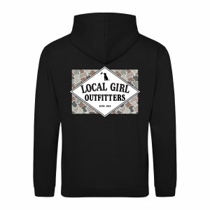 Local Girl Brushwood Hoodie Founder's Flag Forest Camo Flora SMALL