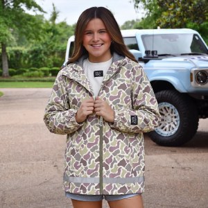 LuLu Mac Light Camo Raincoat X-SMALL