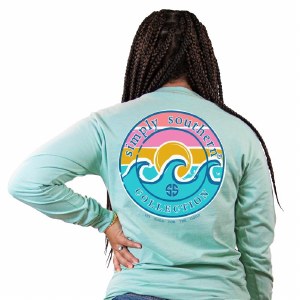Simply Southern Logowave Long Sleeve T-Shirt SMALL