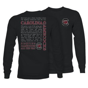 South Carolina Gamecocks Fighting Gamecocks LONG Sleeve T-Shirt SMALL
