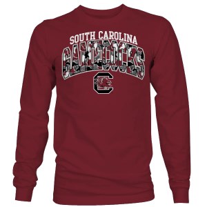 South Carolina Gamecocks Duck Camo Arch LONG Sleeve T-Shirt SMALL