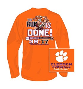 Clemson Tigers "Run is Done!" 2014 T-shirt