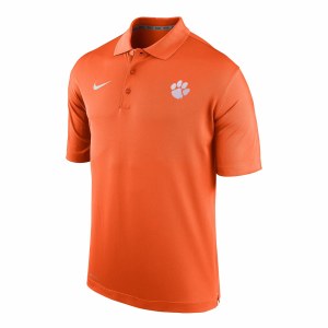Clemson Tigers NIKE Varsity ORANGE Polo MEDIUM