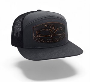 Mallard Leather Patch 7 Panel Trucker Hat