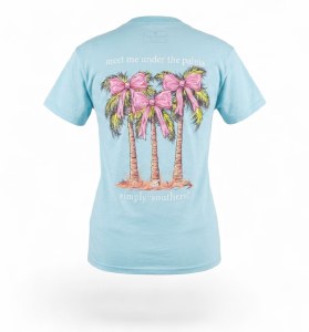 Simply Southern MINWASH PALM T-Shirt SMALL