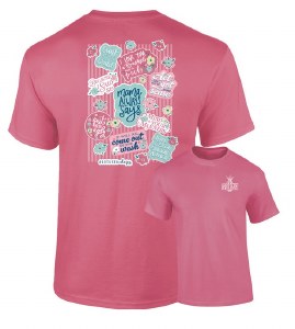 Southernology Mama Says Decals T-Shirt SMALL