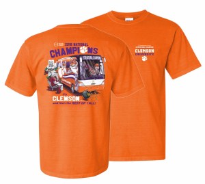 Clemson Tigers 2018 National Champs Natty Bus T-Shirt YM