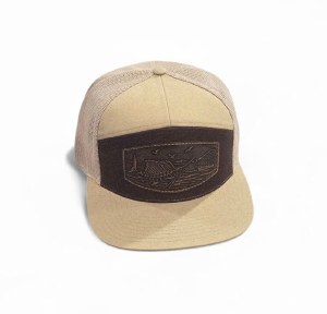 Sailfish Leather Patch 7 Panel Trucker Hat