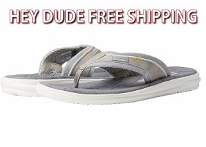 Hey Dude Sami Free LIGHT GREY Size 10