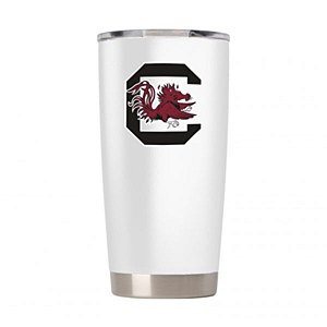 South Carolina Gamecocks 20oz White Tumbler
