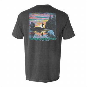 Southern Fried Cotton Back Water Fishing T-Shirt MEDIUM