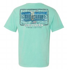 Southern Fried Cotton Heart Like a Truck T-Shirt LARGE