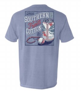 Southern Fried Cotton Pop a Top & Drop T-Shirt LARGE