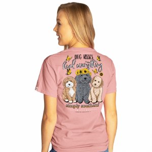 Simply Southern Dog Kisses T-Shirt MEDIUM
