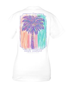 Simply Southern PALM T-Shirt MEDIUM