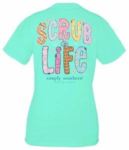 Simply Southern Scrub Life T-Shirt SMALL