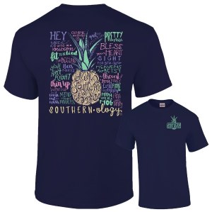 Southernology Pineapple Talk Southern To Me T-Shirt SMALL