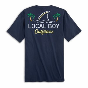 Local Boy Outfitters SHARK FIN T-Shirt SMALL