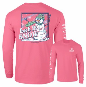 Southernology Let It Snow LONG Sleeve T-Shirt SMALL
