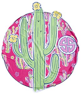 Simply Southern Cactus Beach Towel